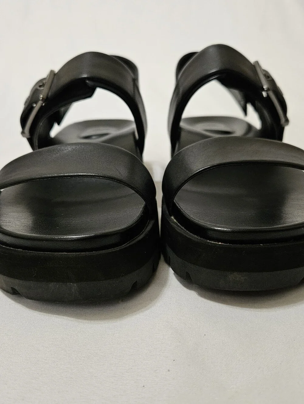Vionic Torrance Platform Women's Strap Sandals Black Size 7